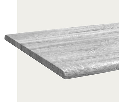 Adesso eettafel met boomstamrand