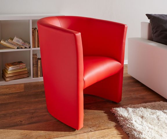Cocktailsessel Goya Rot Sessel Clubsessel Bild 1