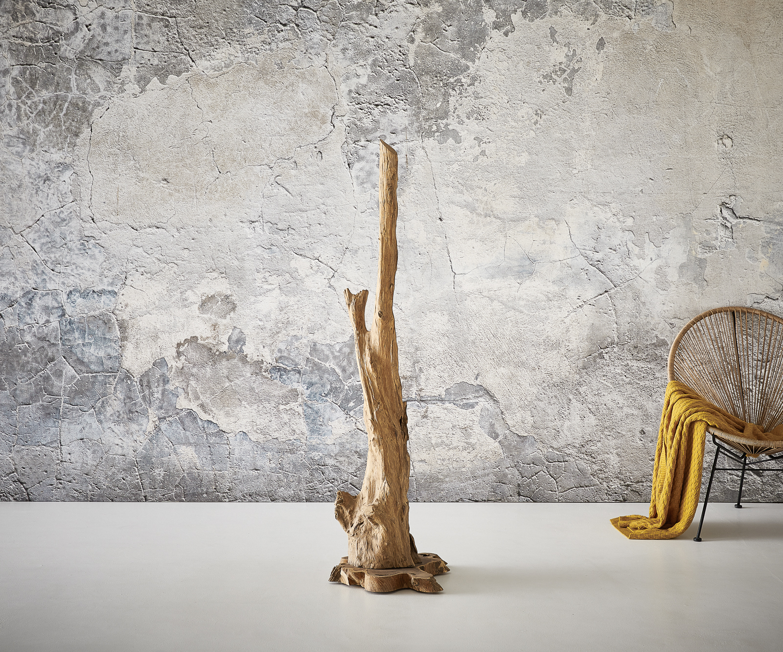 Dekoration Raiz 120-150 cm Teakholz Natur Wurzel Unikat massiv, Dekoartikel