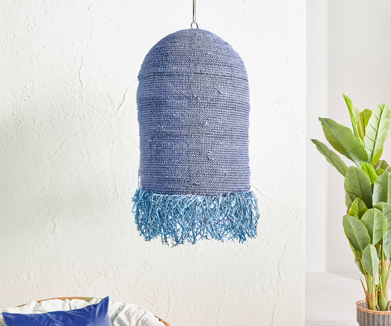 Abat-jour Kubu-Kubu Ø 75x90 cm Violet de jacinthe d'eau