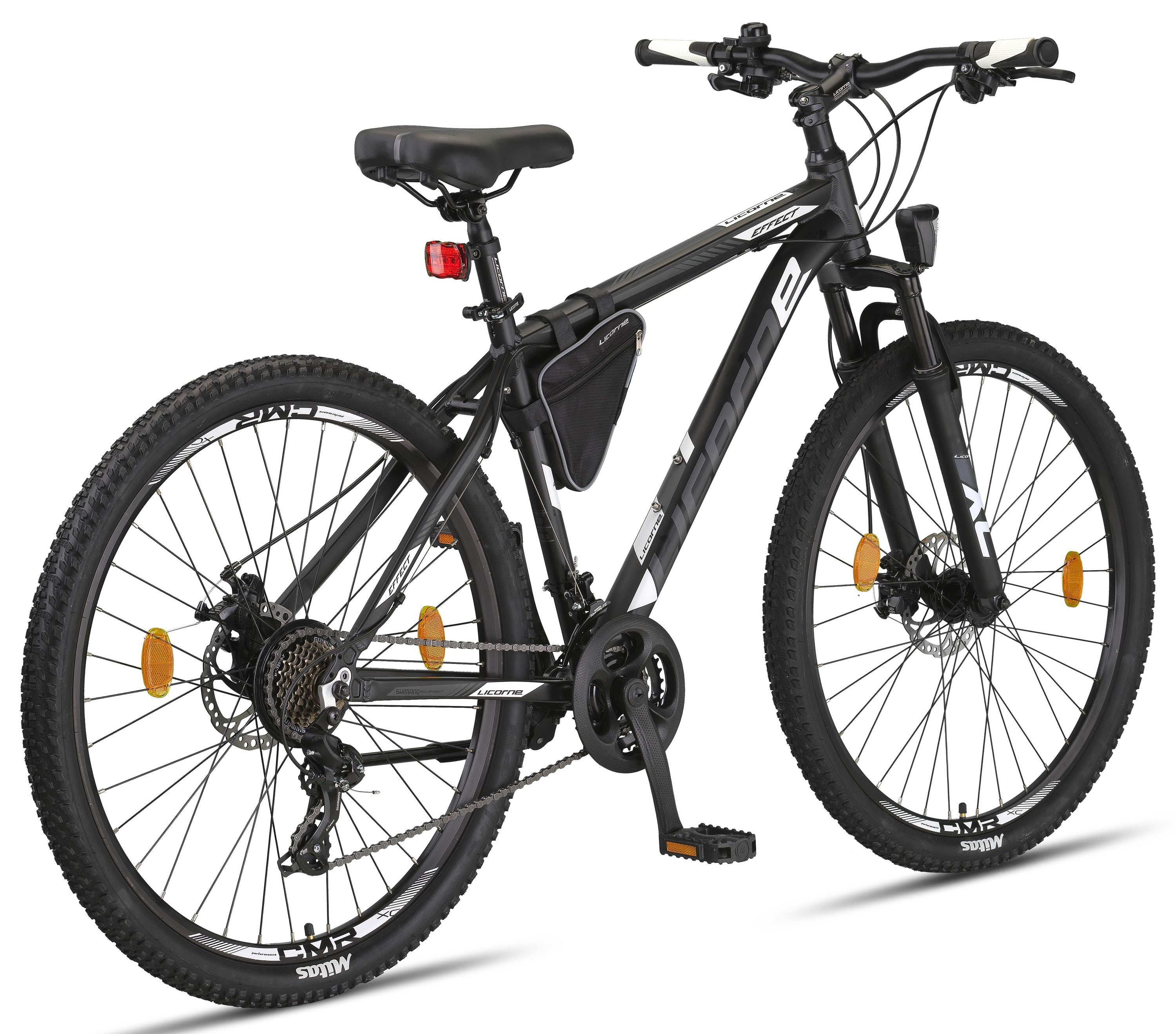 Schwarz/Weiß (2xDisc-Bremse) / 27,5