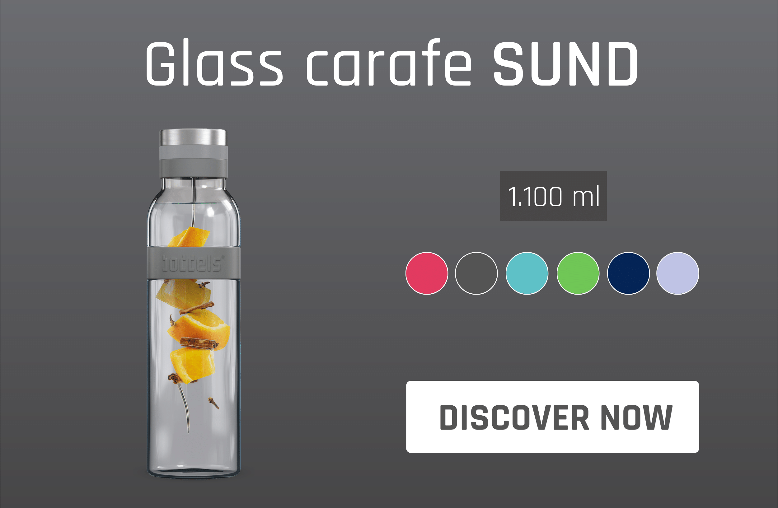 Glass carafe SUND