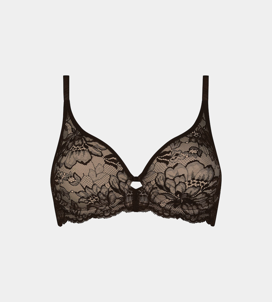 BH mit Bügel, ohne Polsterung, mit Spitze - Amourette Charm W02  