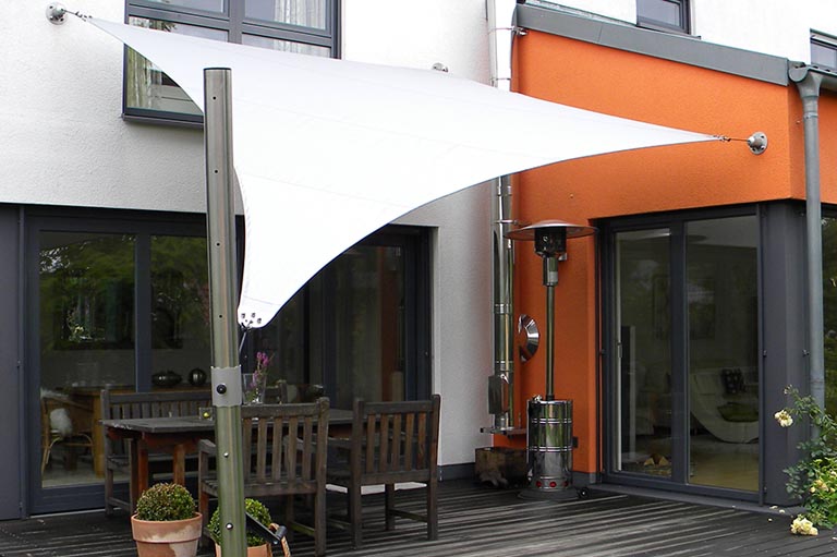 sonnensegel nylon inkl Befestigungsseile 1 x 3.2 m Kabelbinder Und Kordel Sonnensegel Sonnenschutz für Veranda, Außenbereich, Terrasse, Balkon, Zart Grün OP_RDC_25H Größe:56 cm Schlafsack Camping, 2er Set,