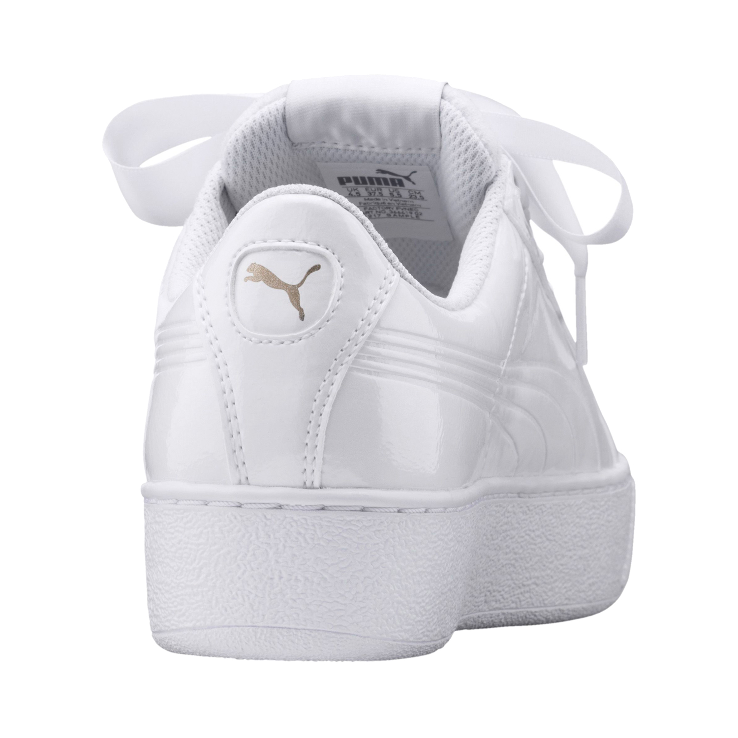puma vikky platform patent weiß