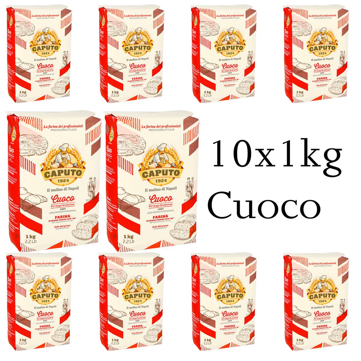 Pizzaset 10x1kg Cuoco
