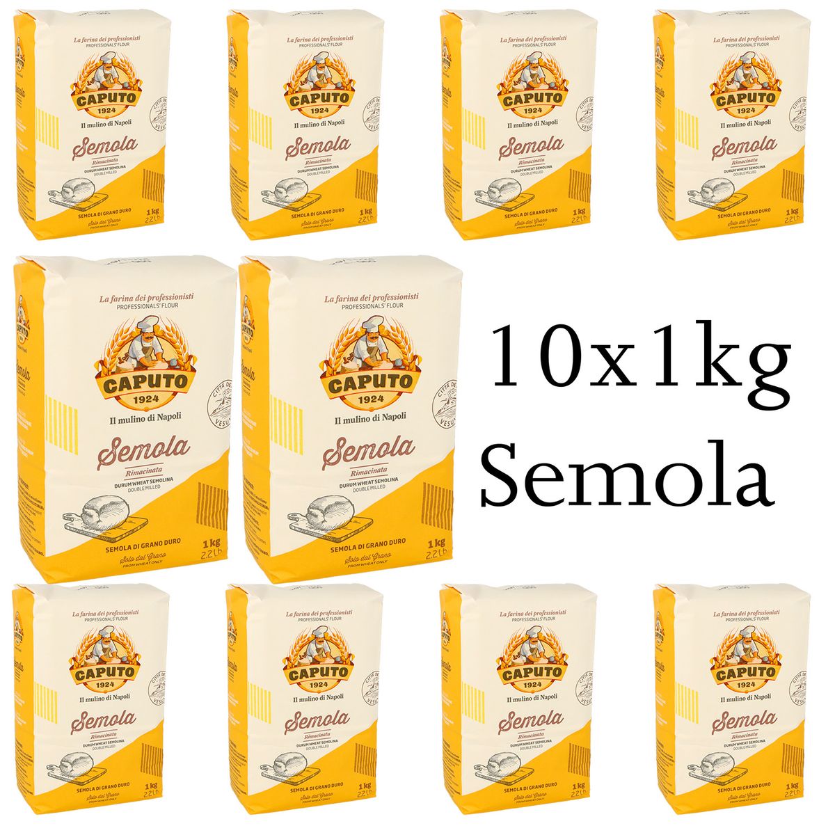 Pizzaset 10x1kg Semola