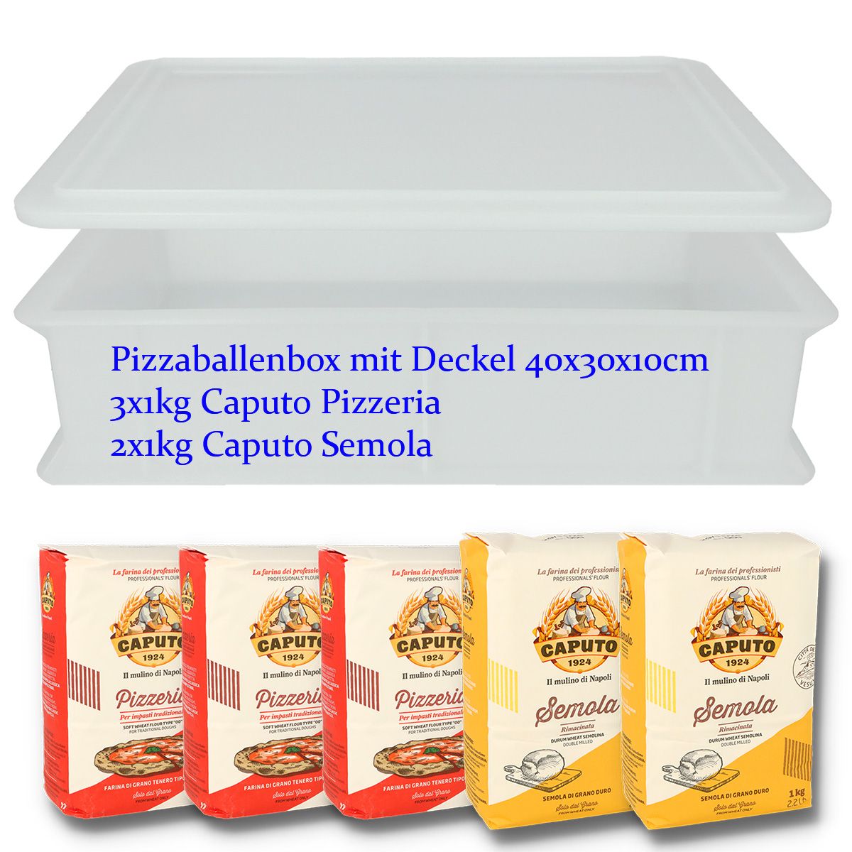 Hitopin 4er Set Pizzateig-Boxen Mit Deckel – Antihaftend, Spülmaschinenfest, Für 250–300 G Teig (grün/beige)