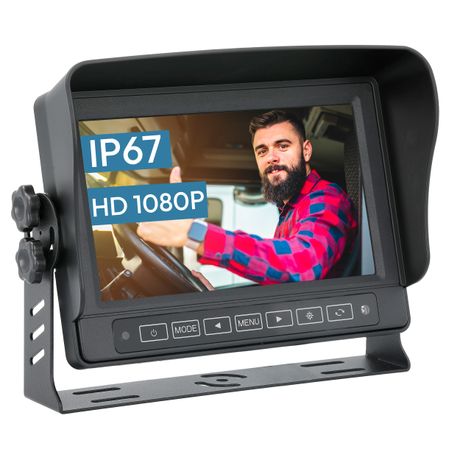 10" Rückfahrmonitor PROGUARD HD 1080P | Spritzwassergeschützt - IP69K