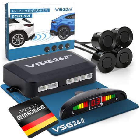 Aide au stationnement Premium ECHO PLUS avec affichage Noir