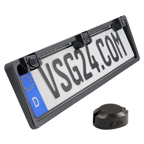 Akustische Nummernschild-Einparkhilfe ECHO PLUS Schwarz PDC-22200