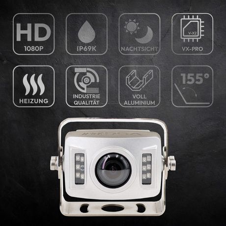 VISION HD-Auflösung Rückfahrkamera 155° & IP69K RV-23103