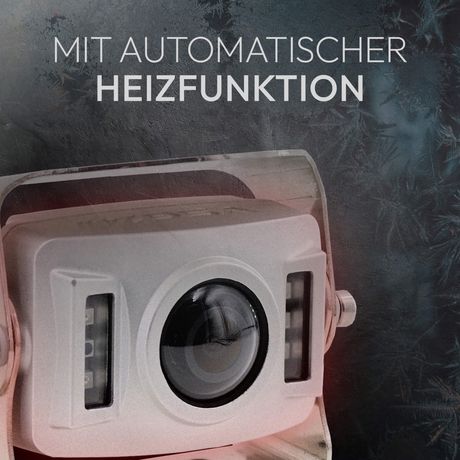 DETECT VISION HD-Auflösung Rückfahrkamera, Personenerkennung, 155° & IP69K RV-23104