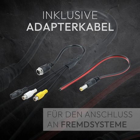 Rückfahrkamera BRAKEGUARD STAR | Kugelkopf- HD 1080P Rückfahrkamera Kleintransporter RV-23592