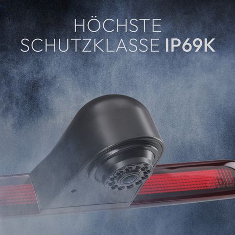 Rückfahrkamera BRAKEGUARD STAR | Kugelkopf- HD 1080P Rückfahrkamera Kleintransporter RV-23592