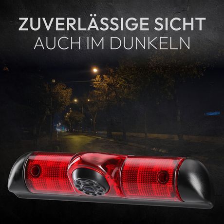 Rückfahrkamera BRAKEGUARD STRIPE | HD 1080P Rückfahrkamera Kleintransporter RV-23593