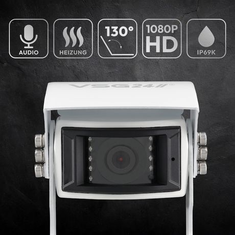 Rückfahrkamera PROFI HD | Stoßfest & Erschütterungsresistent HD-1080P Auflösung IP69K