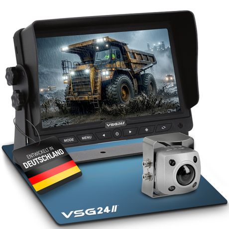 7" Rückfahrkamera Set IP69K | PRO-Expert 1080P HD | 155 ° | IP69K | Videoaufzeichnung |  RVS-24135
