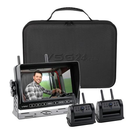 7" FUNK-Set ELEMENT-HD mit 2 AKKU Magnet Kameras und Aufbewahrungstasche - RVS-24972
