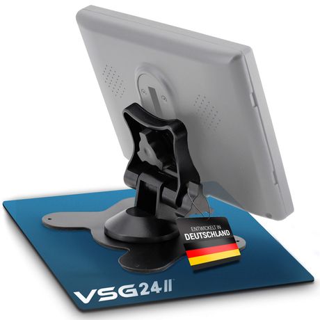 Flexible mount for rear view monitors
