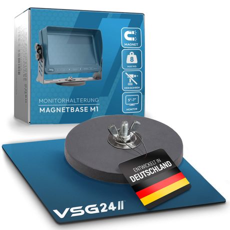 Magnethalterung MAGBASE M1 für Rückfahrmonitore