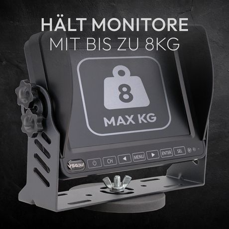 Magnethalterung MAGBASE M1 für Rückfahrmonitore