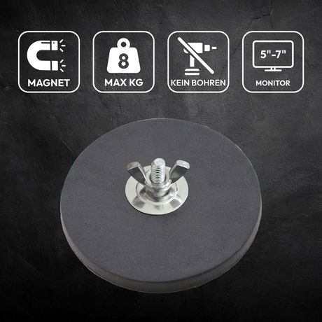 Magnethalterung MAGBASE M1 für Rückfahrmonitore