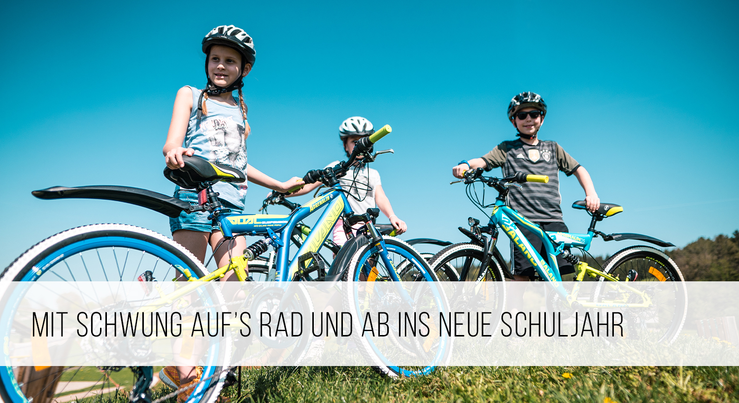 Schulstart auf dem Bike