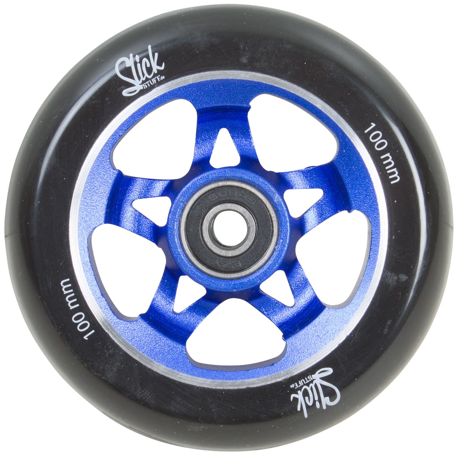 Ersatzrollen Stunt Scooter Rollen 2 Stück 100 mm PU/Alu Wheels Abec 9