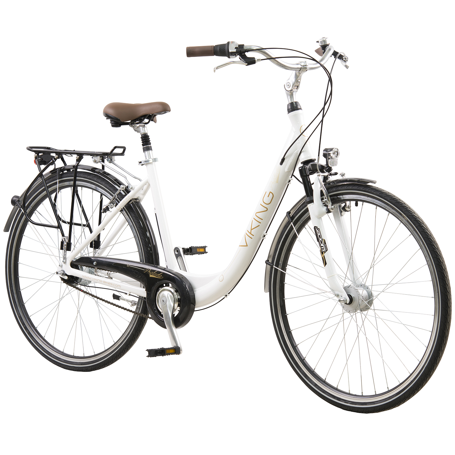 Citybike 28 Zoll Damenfahrrad Viking Prelude Fahrrad Licht ...