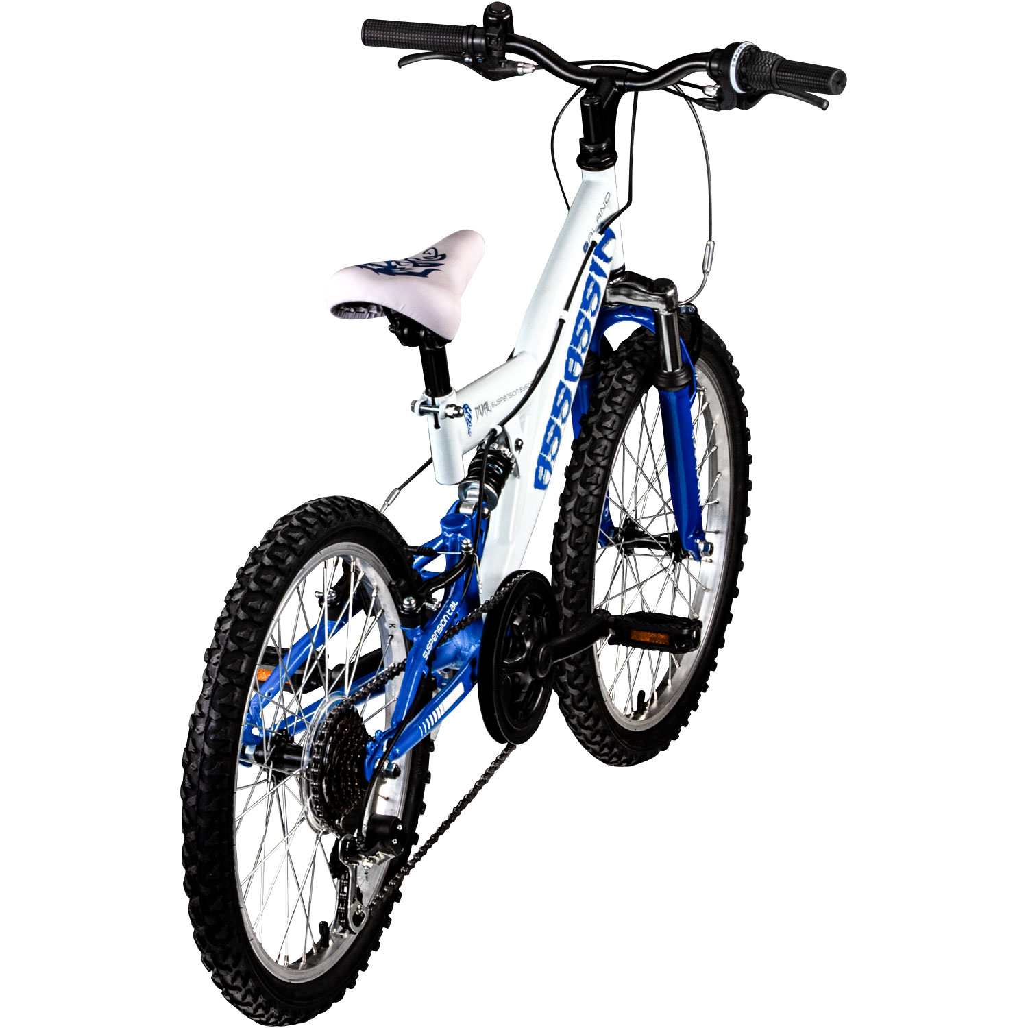 Kinderfahrrad MTB 20 Zoll Fully Galano Assassin Fahrrad