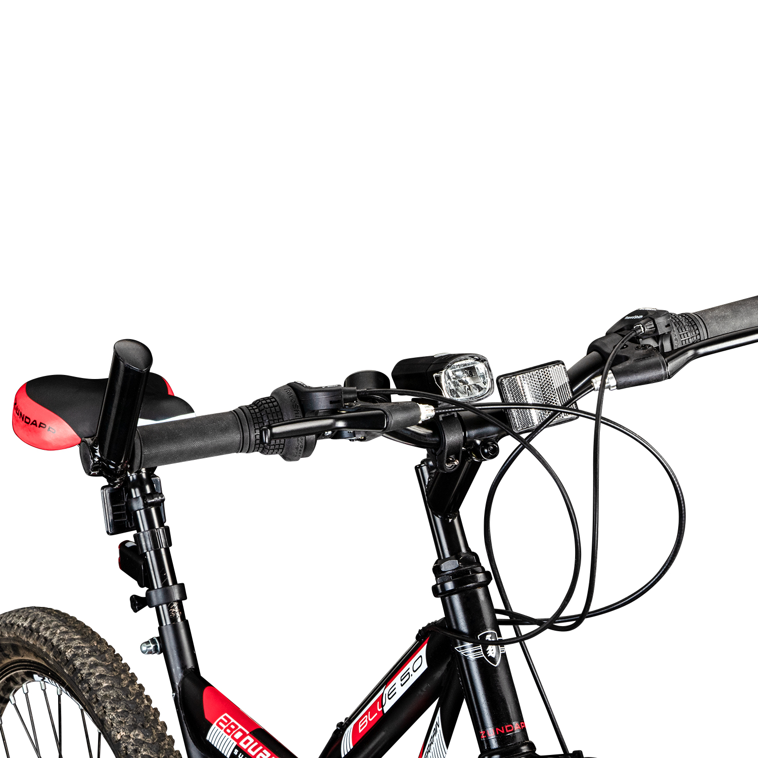 Sport Fahrradlicht LED Set Zündapp ZA.K.50 Fahrradlampe Zündapp ZA.K.50 Batterieleuchten Set LED Fahrradlicht