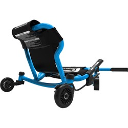 Blauer EzyRoller Drifter X blau Rückansicht blauer Drifter X Kinderscooter mit stabilem Stahlrahmen