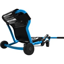 EzyRoller Pro X blau Rückansicht des blauen Pro X Drift Trike mit verstärkter Hinterradmechanik