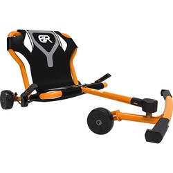 EzyRoller Pro X orange Oranger EzyRoller Pro X Motorikfahrzeug frontal mit Fokus auf koordinative Bewegung