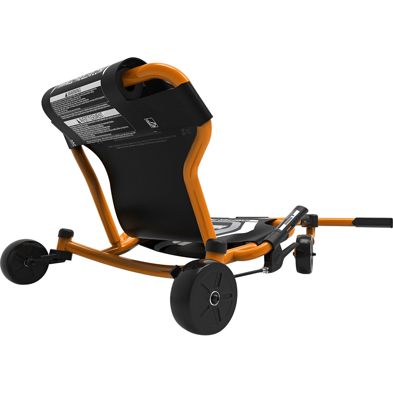 EzyRoller Drifter Pro X rot Roter EzyRoller Drifter Pro X Motorikfahrzeug frontal mit aktivem Schlängelantrieb für große Fahrer