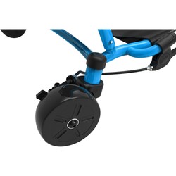 Detailaufnahme der Bremse beim blauen Drifter Pro X Kinderfahrzeug