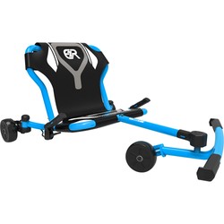 EzyRoller Drifter Pro X blau Blauer EzyRoller Drifter Pro X Kinderfahrzeug frontal mit dynamischer Fußsteuerung