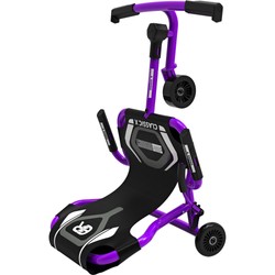 EzyRoller Classic X lila Seitliche Gesamtansicht des lila Classic X Drift-Fahrzeugs im Fahrmodus