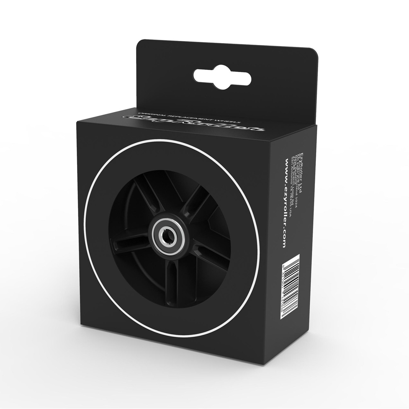 EzyRoller Pro / Pro X / Drifter Pro X Rolle Ersatzrolle Ersatz Rad PU mit Werkzeug Ersatzteile, Farbe: schwarz