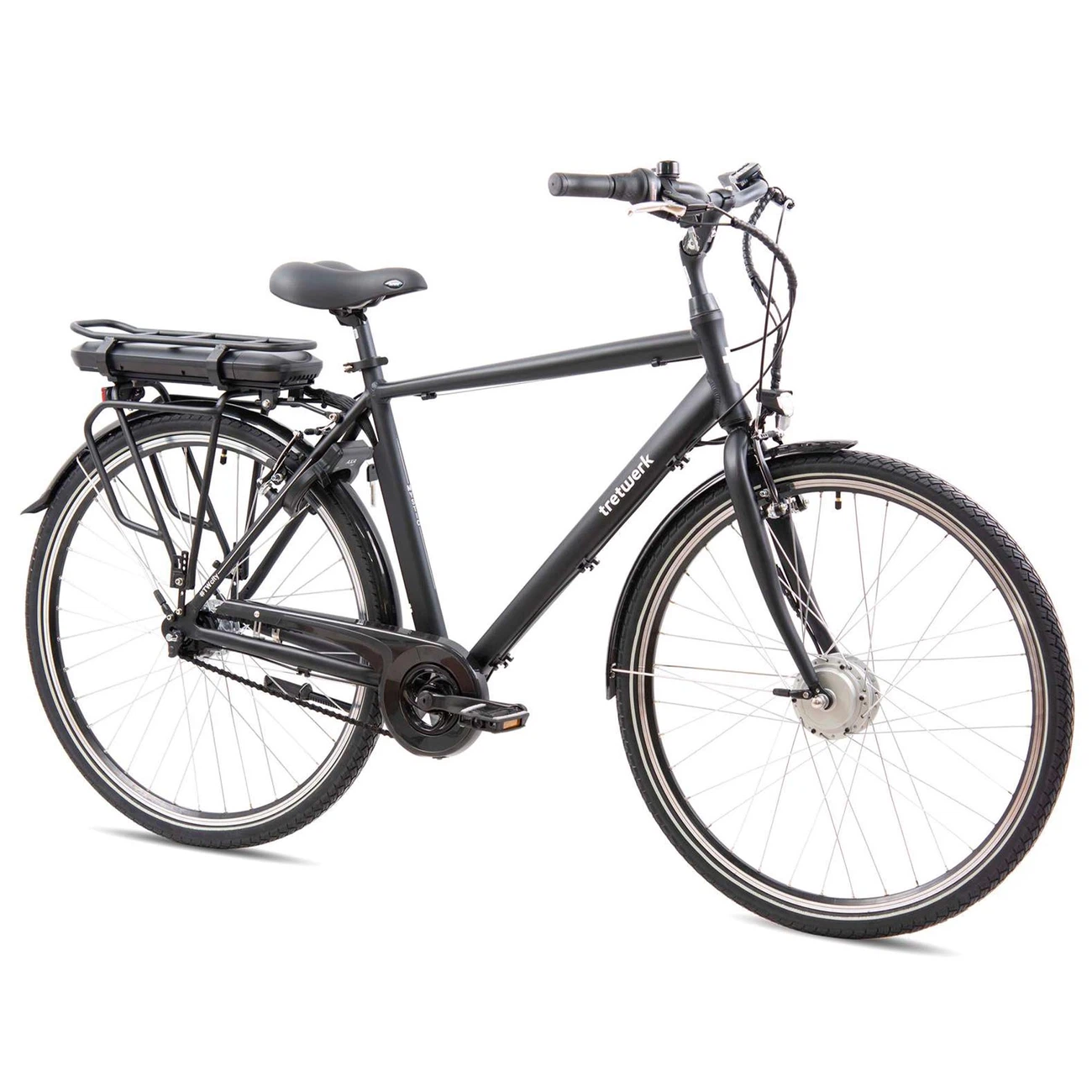Tretwerk Mystic E Bike 28 Zoll Pedelec 170 - 190 cm Herrenrad Trekking Elektrofahrrad mit Nabenschaltung City E Fahrrad