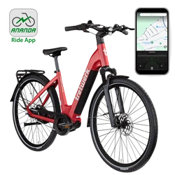 Tretwerk Amber Nexus E Bike Damenfahrrad rot