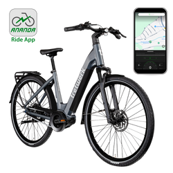Tretwerk Amber Nexus E Bike Damen 28 Zoll Elektrofahrrad 155 - 185 cm Hollandrad Tiefeinsteiger mit 8 Gang Nabenschaltung