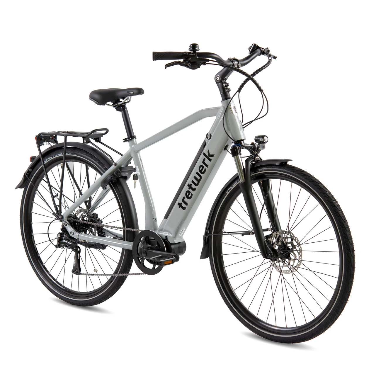 Tretwerk Sonic Pedelec 28 Zoll E Bike Trekkingrad 160 - 180 cm Elektrofahrrad Trekking 8 Gänge Damen Herren Fahrrad