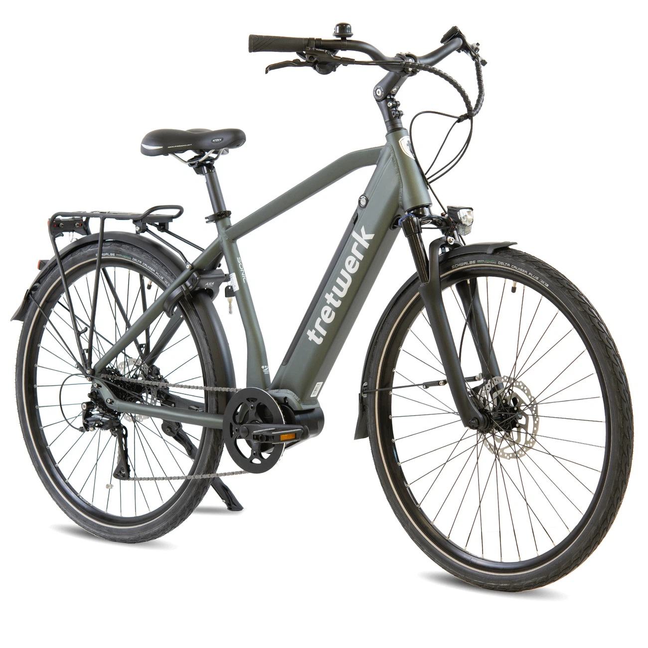 Tretwerk Sonic Pedelec 28 Zoll E Bike Trekkingrad 160 - 180 cm Elektrofahrrad Trekking 8 Gänge Damen Herren Fahrrad