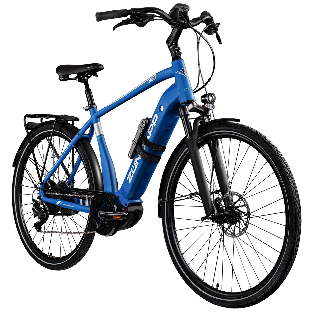 Zündapp X500 mit Faltschloss E Bike Trekkingrad 28 Zoll E Fahrrad 165 - 180 cm Pedelec Tourenrad Elektrobike Bosch Shimano 11 Gang