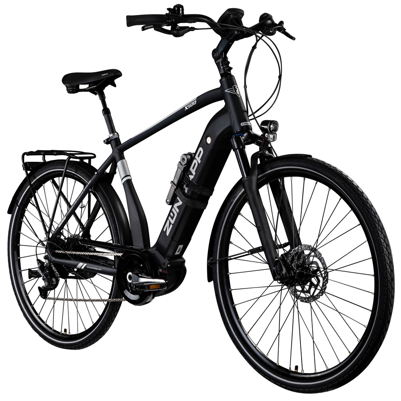 Zündapp X500 mit Faltschloss E Bike Trekkingrad 28 Zoll E Fahrrad 165 - 180 cm Pedelec Tourenrad Elektrobike Bosch Shimano 11 Gang