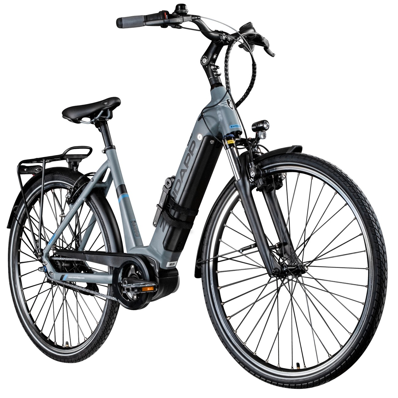Zündapp X600 mit Faltschloss E Bike Damenfahrrad 155 - 180 cm Stadtrad Pedelec 7 Gang Shimano Schaltung Cityrad mit Bosch Mittelmotor Hollandrad