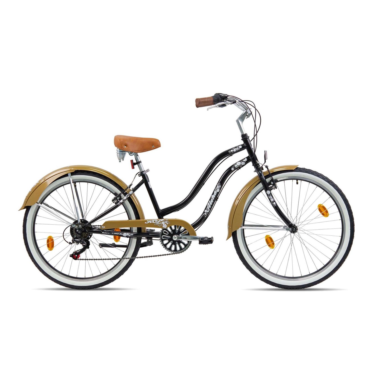 Chrisson Aloha Beachcruiser 26 Zoll Damen Herren 155 - 170 cm Beach Cruiser Fahrrad 6 Gang Strandfahrrad