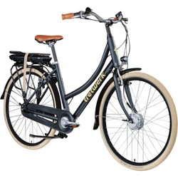 Tretwerk Aurora E Bike Damenrad schwarz